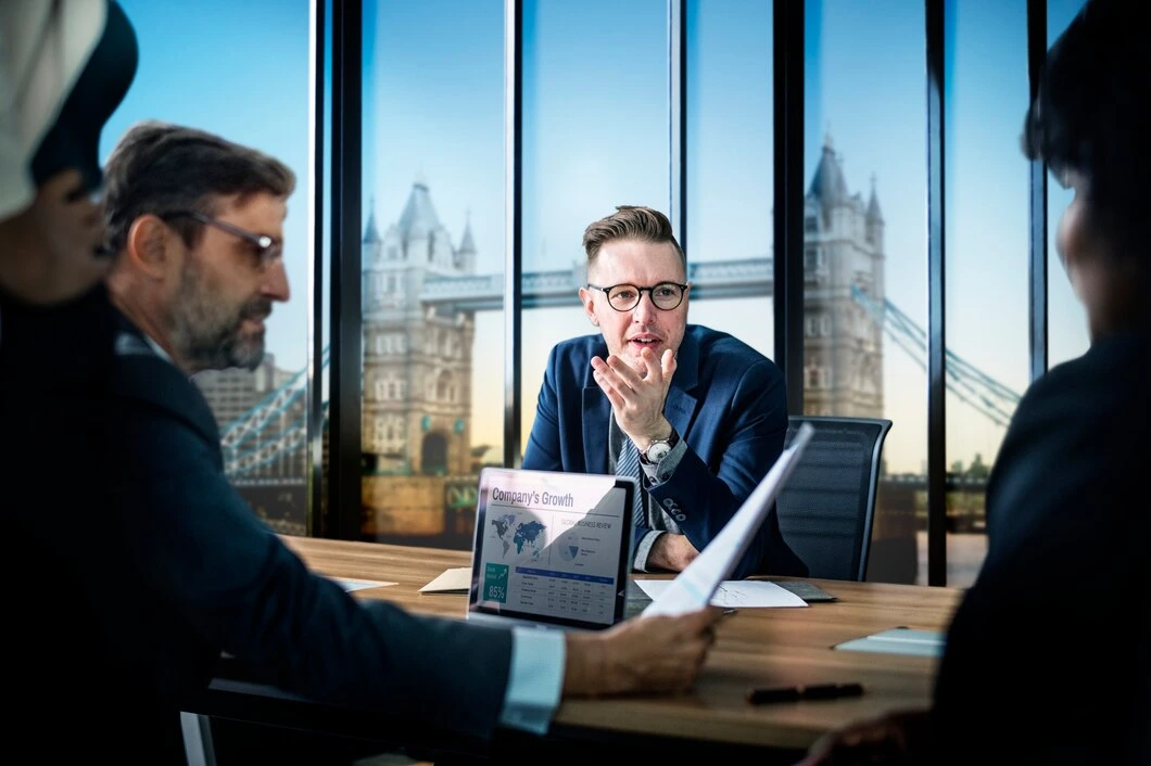 Tax consultants reviewing corporate and personal tax records for British Columbia clients