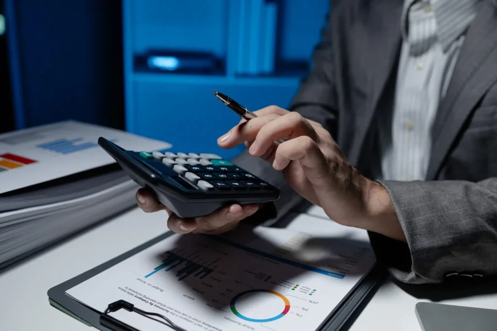 Financial records showing missed entries and growing accounting issues during business review